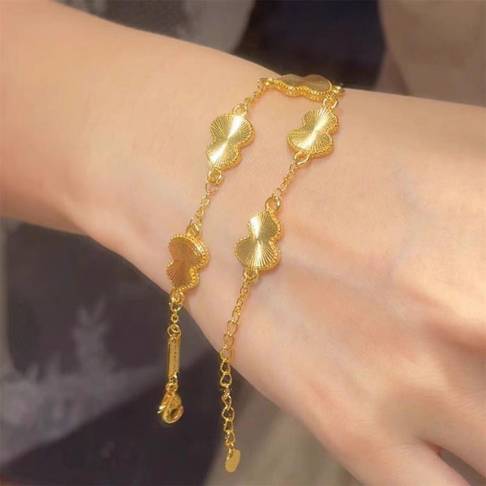 Wholesale Female brass gold-plated laser bracelet