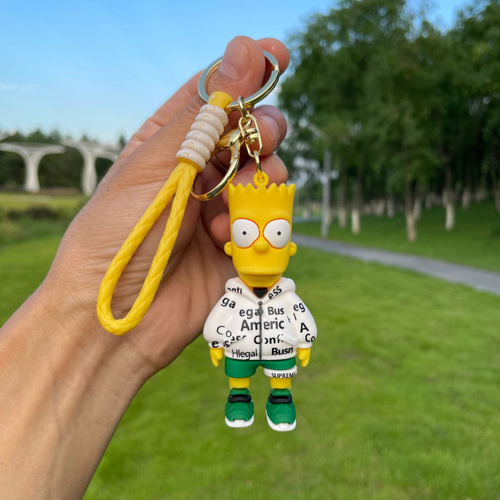 Wholesale Cartoon keychain figurine backpack ornament, children's creative gift, car pendant