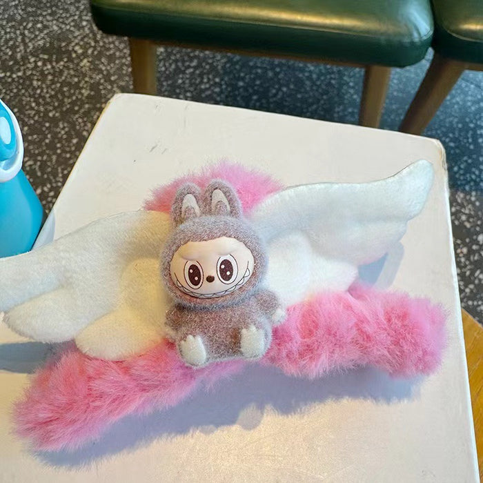 Wholesale Cartoon Cute Plush Clip Little Girl's Hair Shark Clip Hairpin Headwear