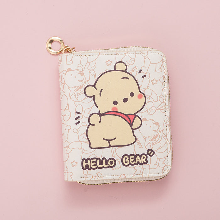 Wholesale Short Zipper Cute Printed Cartoon Wallet for Students