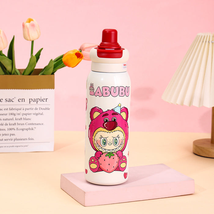 Wholesale Cartoon cute monster rusty steel cartoon drinking water cup