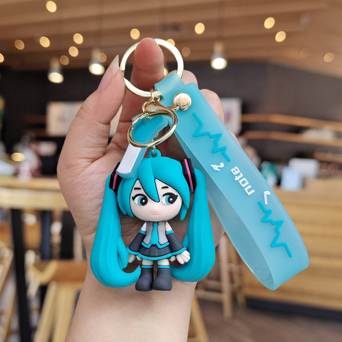 Wholesale Cartoon Silicone Doll Keychain JDC-KC-ZhuoRan037