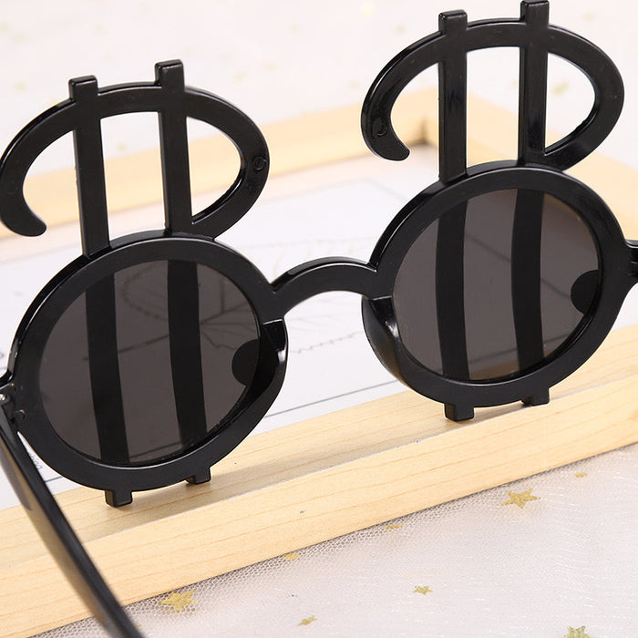 Wholesale Personalized funny dollar glasses exaggerated dollar symbol modeling sunglasses party ball photography Best Man Group props