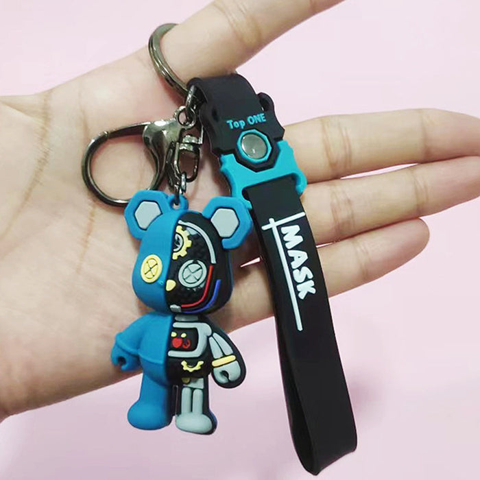 Wholesale PVC Cartoon Bear Keychain JDC-KC-ShiM001