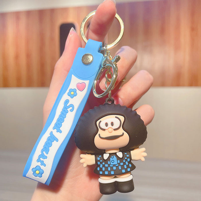 Wholesale Cartoon PVC Doll Keychain JDC-KC-JinGe092