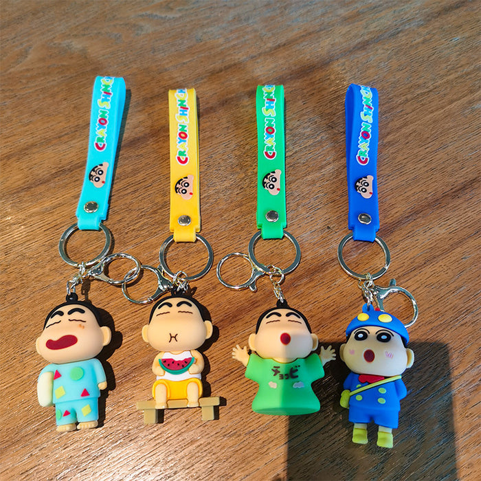 Wholesale Cartoon Silicone Doll Keychain JDC-KC-Tingm280