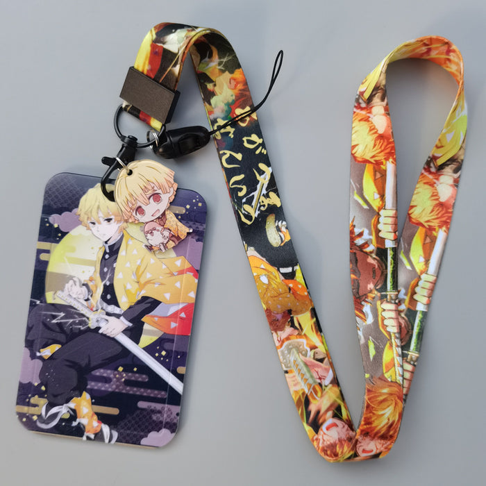 Wholesale Cartoon animation hard fit Lanyard Keychain