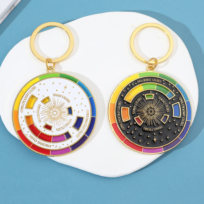 Wholesale 5PCS Turntable Zinc Alloy Keychain JDC-KC-GYu005