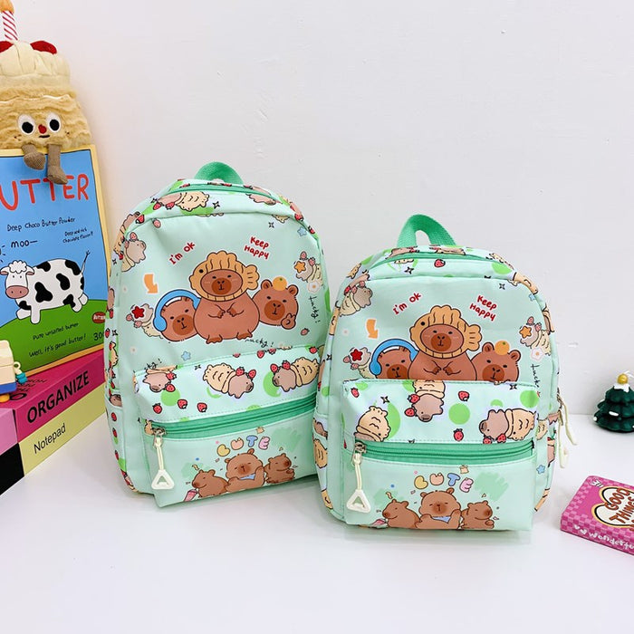 Wholesale Children' s Bag Printed Children' s Backpack Large Capacity Backpack for Men and Women Kindergarten Schoolbag
