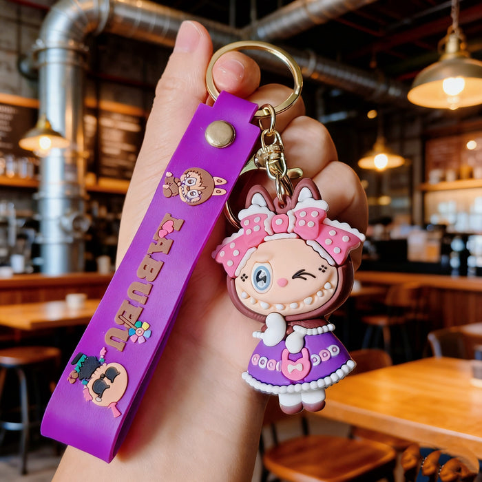 Wholesale Cute cartoon silicone keychain