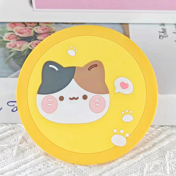 Wholesale Cartoon Soft Plastic Animal Coasters JDC-DCN-HaoH001