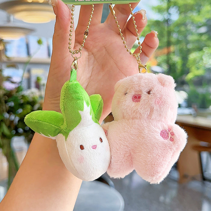 Wholesale Sticker Magnetic Plush Keychain Pendant