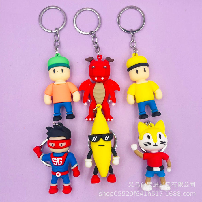 Wholesale PVC Cartoon Doll Keychain JDC-KC-XiangY052