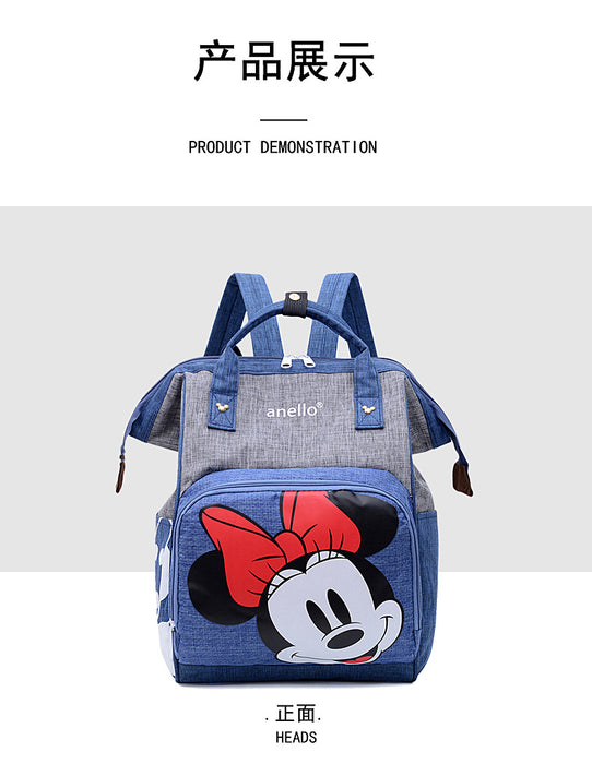 Wholesale Cartoon Backpack Printing Multi-purpose Large Capacity Runaway Bag Mommy Backpack JDC-BP-Yibao006