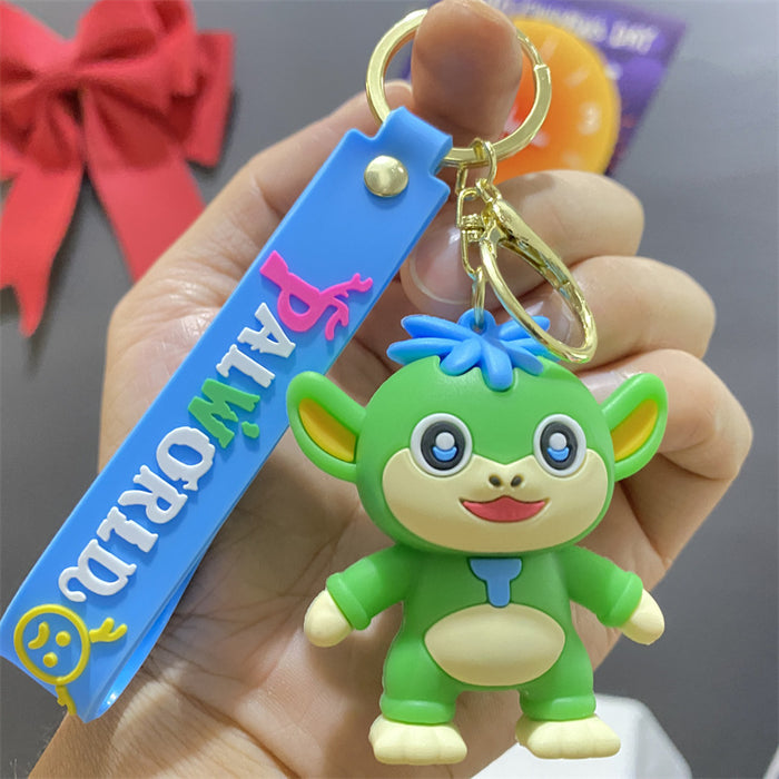 Wholesale PVC Cartoon Doll Keychain JDC-KC-WuYi040