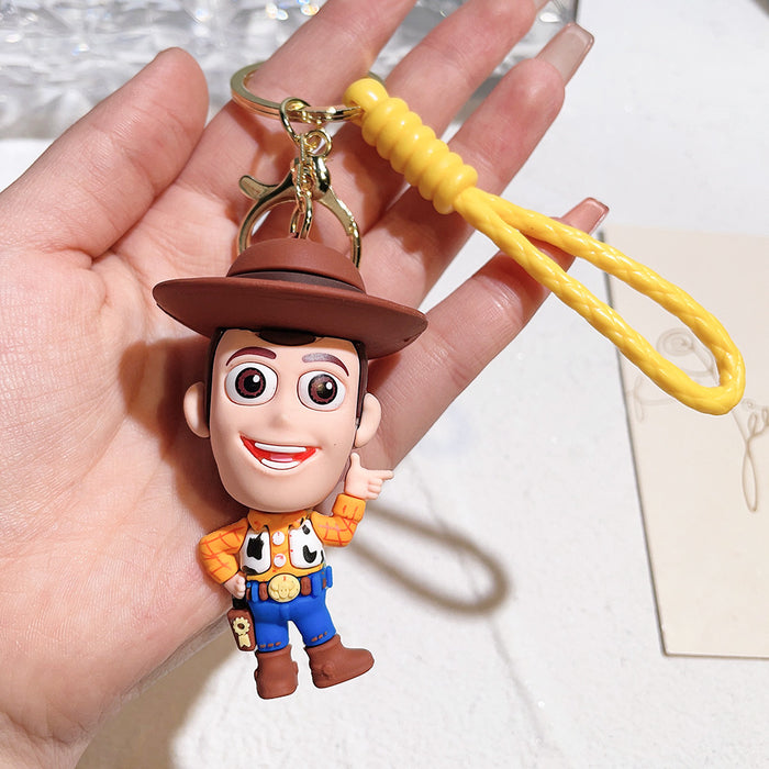 Wholesale Cartoon Silicone Doll Keychain JDC-KC-QiChao058