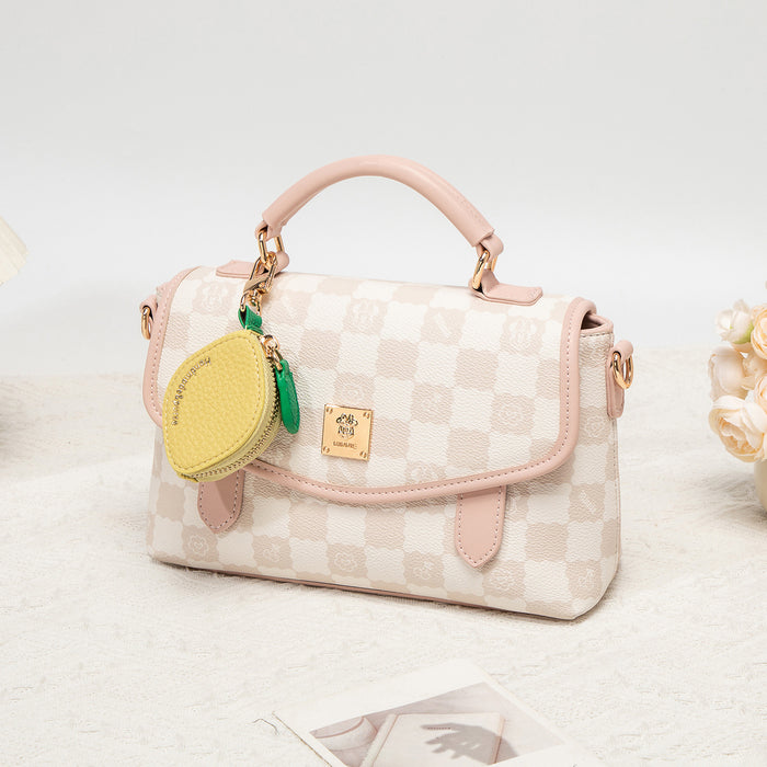 Wholesale Fruit Pendant Lemon Shaped Coin Purse Bag