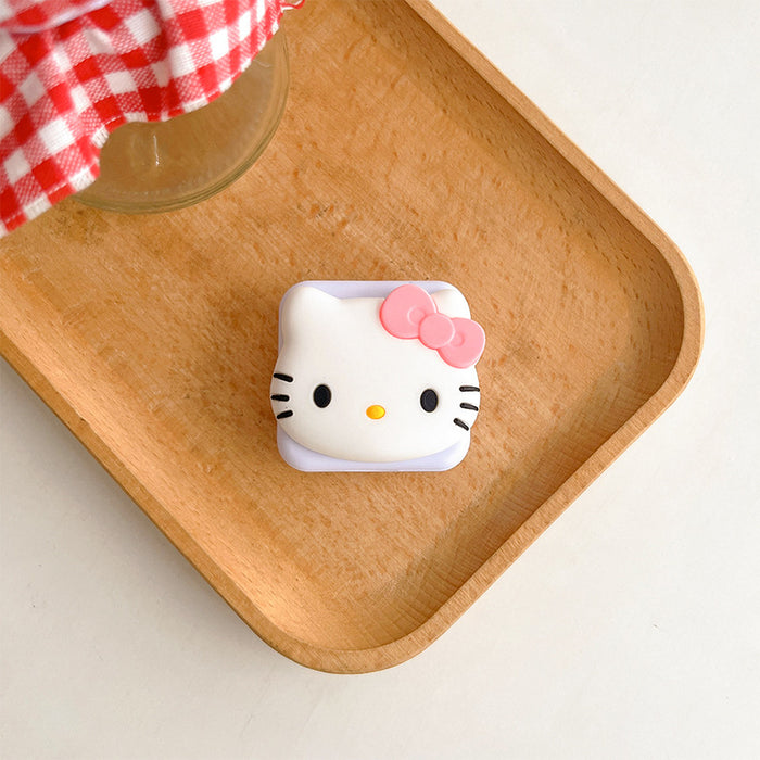 Wholesale Cartoon Cat Flip-Mirror Phone Grips