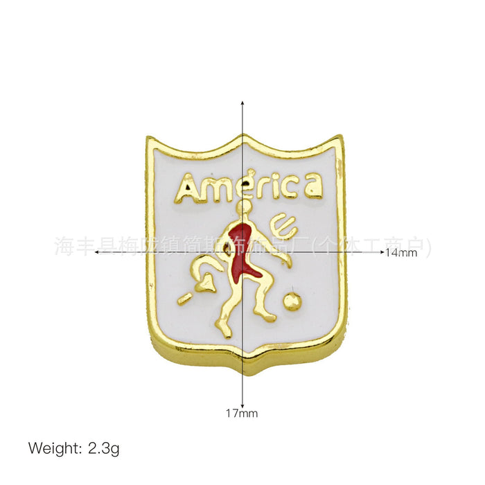 Wholesale Football Team Logo Pendant Charms