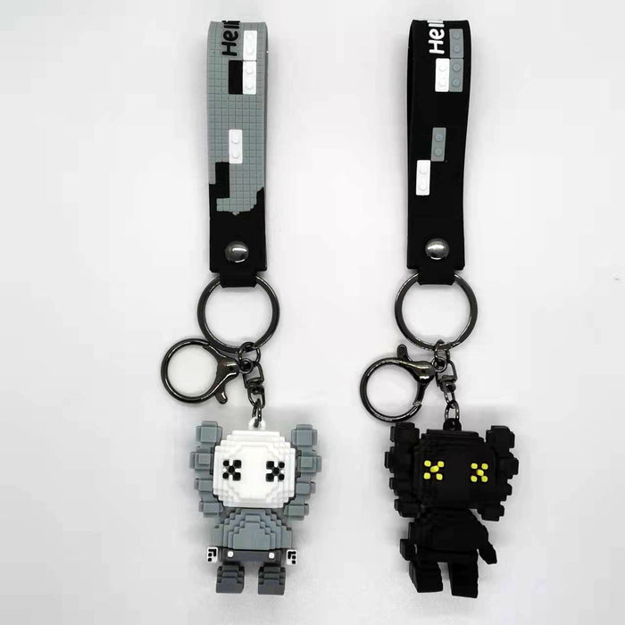 Wholesale cartoon  bear doll keychain pendant bag car key chain accessories gift