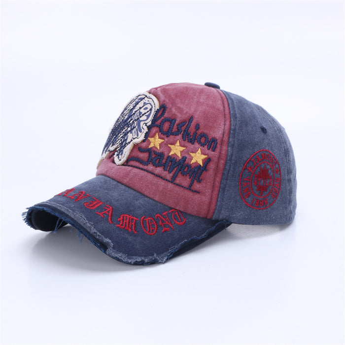 Wholesale Sunshade hat, casual letter baseball cap, used outdoor duckbill cap, spring and autumn