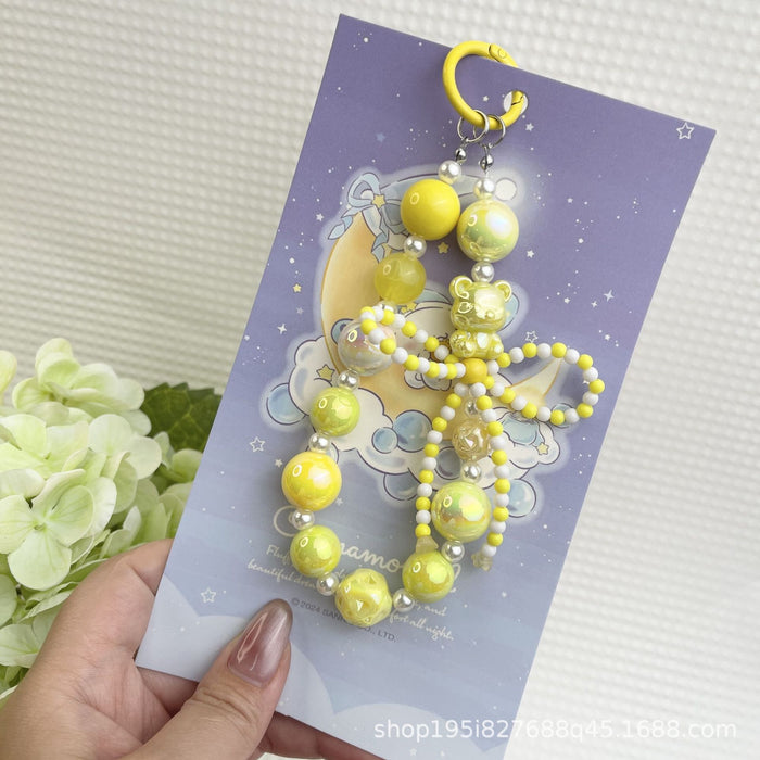 Wholesale Bracelet Decorative Pendant Mobile Phone Hanging Keychain Doll DIY Cute Bag Hanging Chain