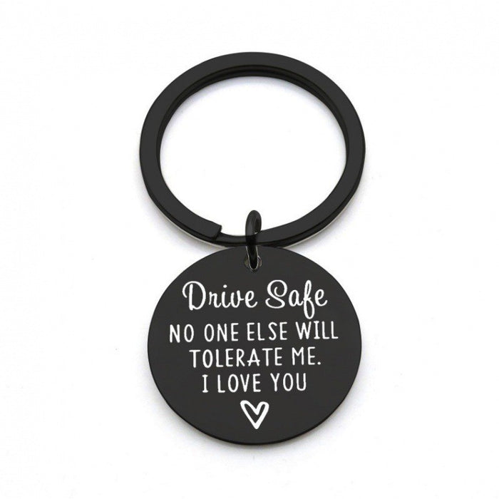 Wholesale Valentine's Day Anniversary Gift Stainless Steel Keychain JDC-KC-TangMumao001