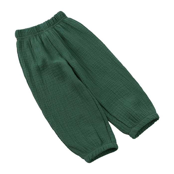 Wholesale Children's Double-layer Cotton Yarn Mosquito Proof Pants Men's and Women's Baby Pants Loose Lantern Pants Versatile Pants JDC-CTS-SK002