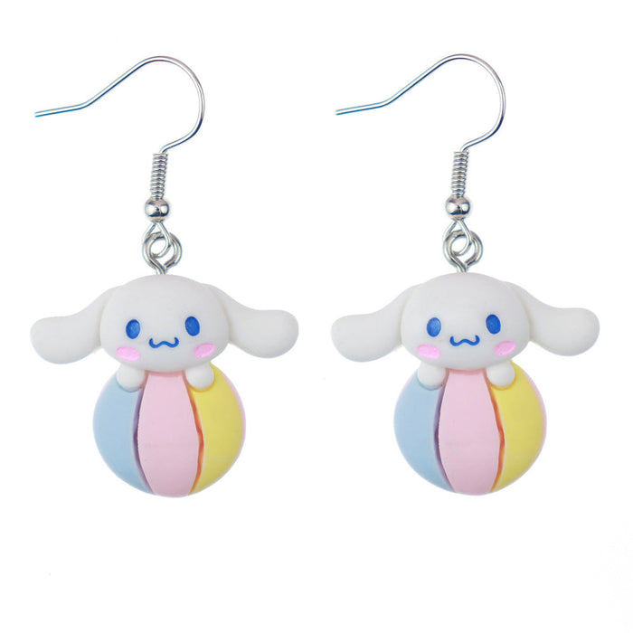 Wholesale Earrings Resin Fun Cute Cartoon Animals (S) JDC-ES-niqing009