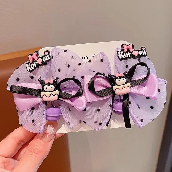 Wholesale Cartoon Hairpin Bow Ribbon Tassel Hairpin JDC-HC-DF007