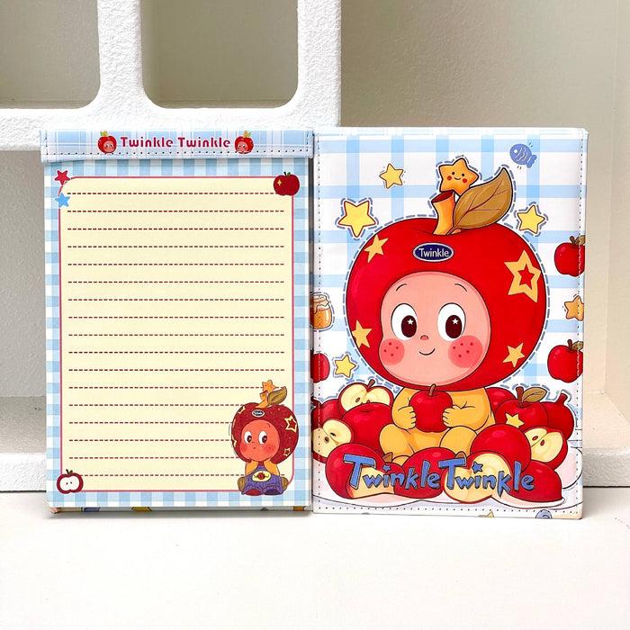 Wholesale Faux Leather A5 Notebook with Cute Star Princess Print Softcover Journal with Colorful Pages