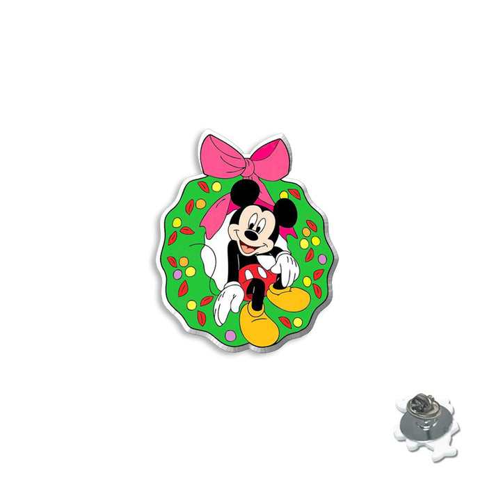 Wholesale Cartoon Christmas Series Wreath Resin Brooch JDC-BCH-XiangL003