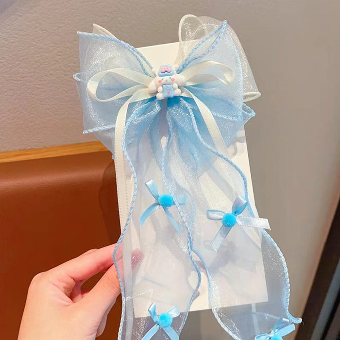 Wholesale cartoon hairpin bow ribbon tassel hairpin headdress cute