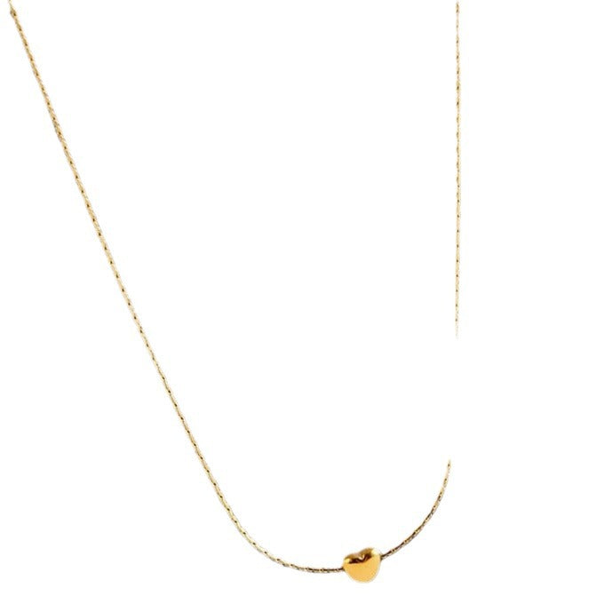 Wholesale love necklace female clavicle chain design simple Joker chain