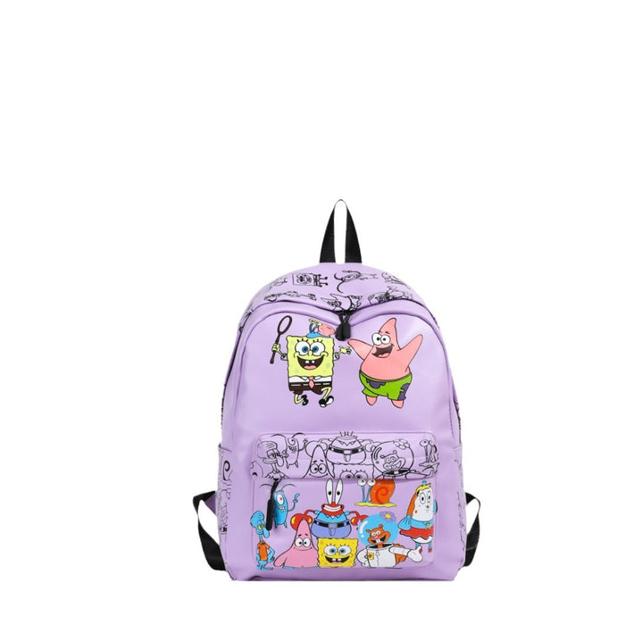 Wholesale casual travel bag printed cartoon school bag cute shoulder bag