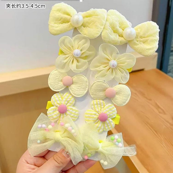 Wholesale Bow hair clip,  fabric flower hair clip