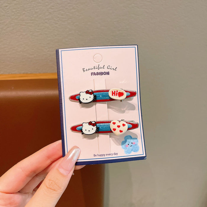 Wholesale Children' s blue cat hair clip