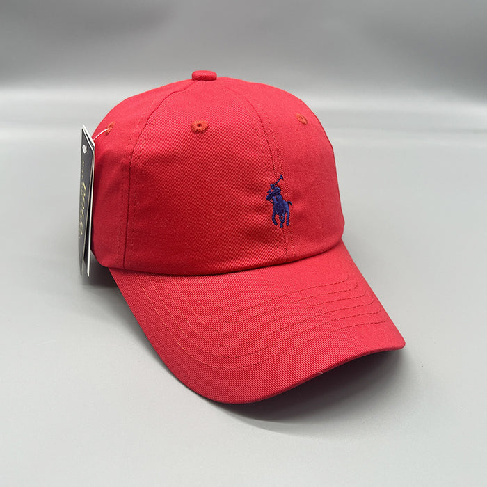 Wholesale Horse Embroidery Baseball Cap Pure Cotton Washed Cloth Unisex Sun Protection