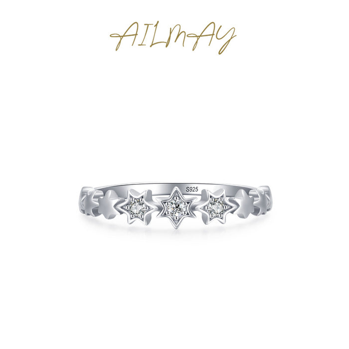 Wholesale Micro inlaid ring, light luxury, versatile, closed-end ring, hundred hand accessories