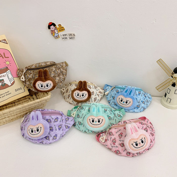 Wholesale New Children's Chest Bag Cute Cartoon Printed Single Shoulder Crossbody Bag Lightweight Travel Sports Waist Bag