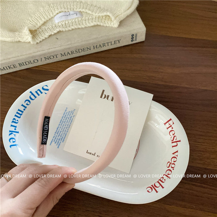 Wholesale Texture fabric sponge headband cute headband versatile hair accessory