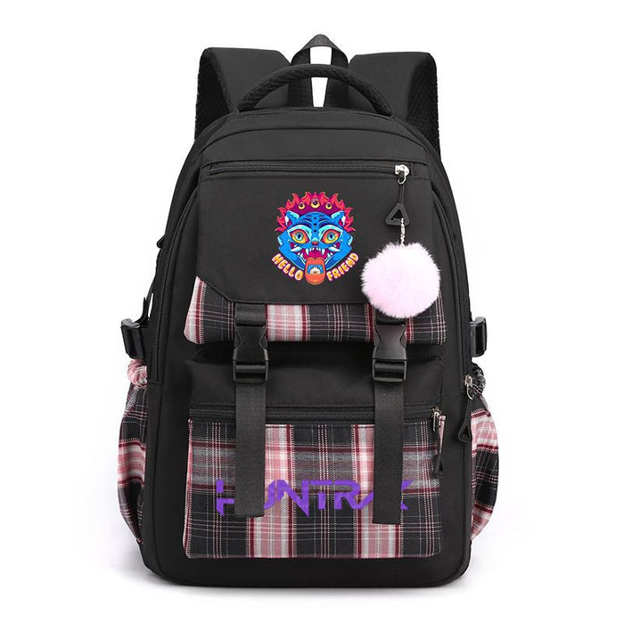 Wholesale  Kpop Printed School Bag Junior High School Large Capacity Backpack
