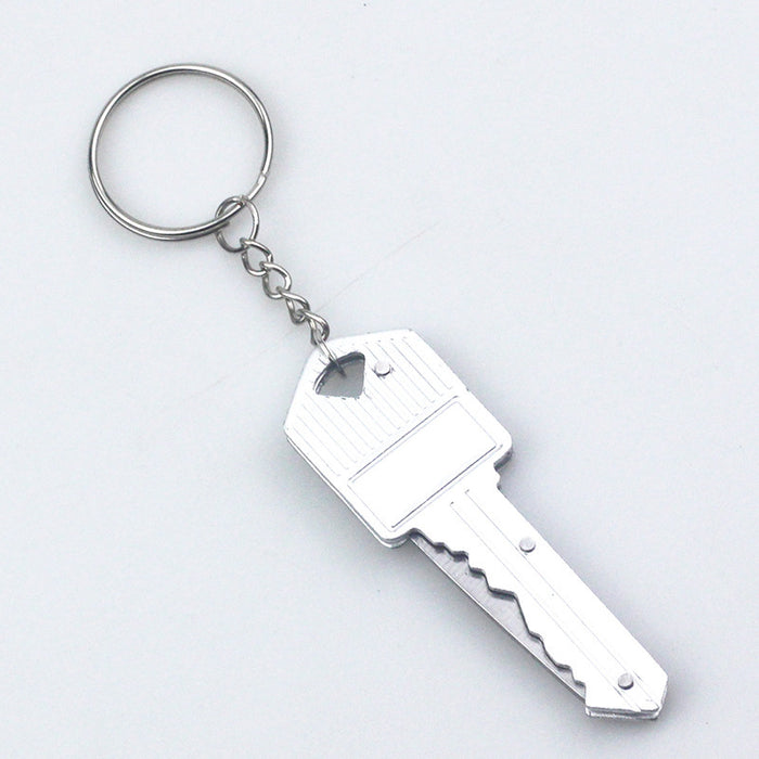 Wholesale Electroplated Metal EDC Keychain Knife Purple Outdoor Utility Everyday Carry Boutique Resale