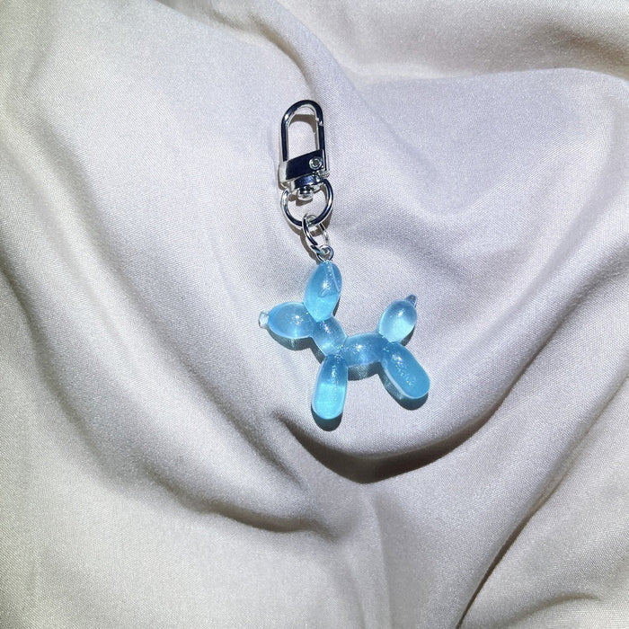 Wholesale Laser luminous ball dog key chain