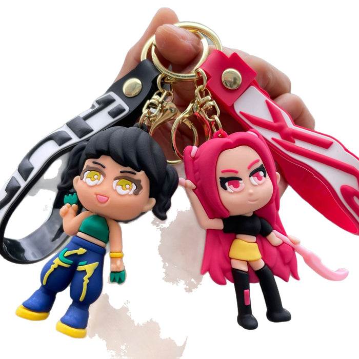 Wholesale K-POP Anime Backpack Charm Keychain