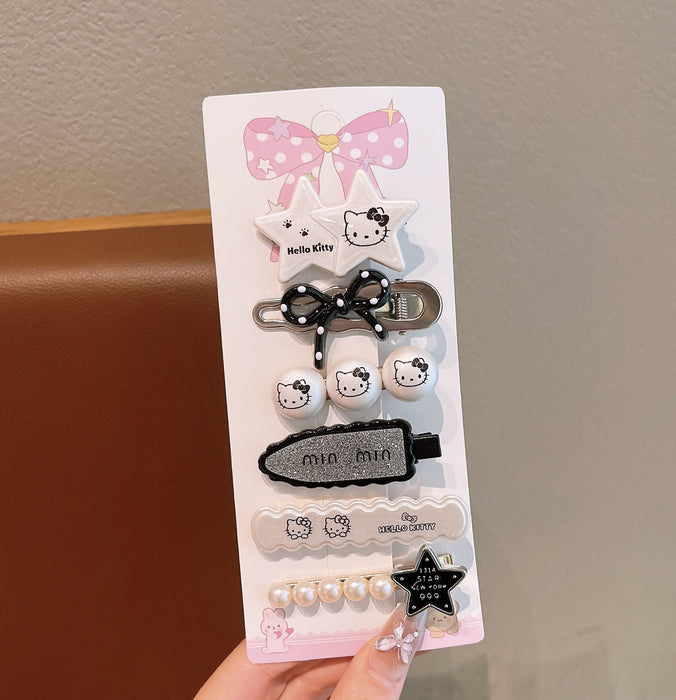 Wholesale Children' s Pink Cat Sweet Cartoon Hair Clips