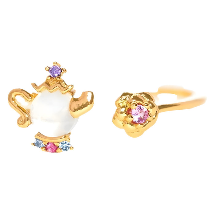 Wholesale Princess Ring Copper Zircon Gift Jewelry Accessory