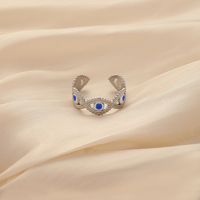 Wholesale Small niche design stainless steel drip ring, oil drip ring, personalized and fashionable titanium steel