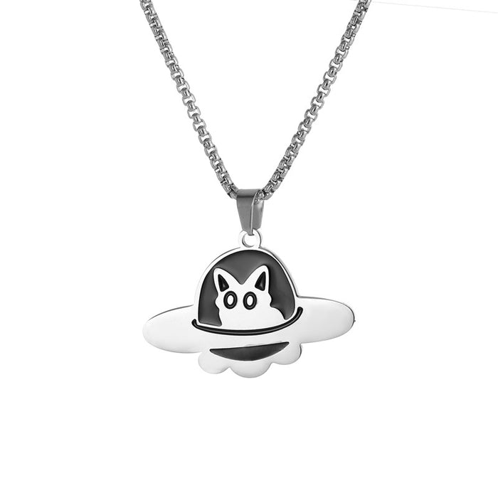 Wholesale cartoon cute stainless steel flying Necklace