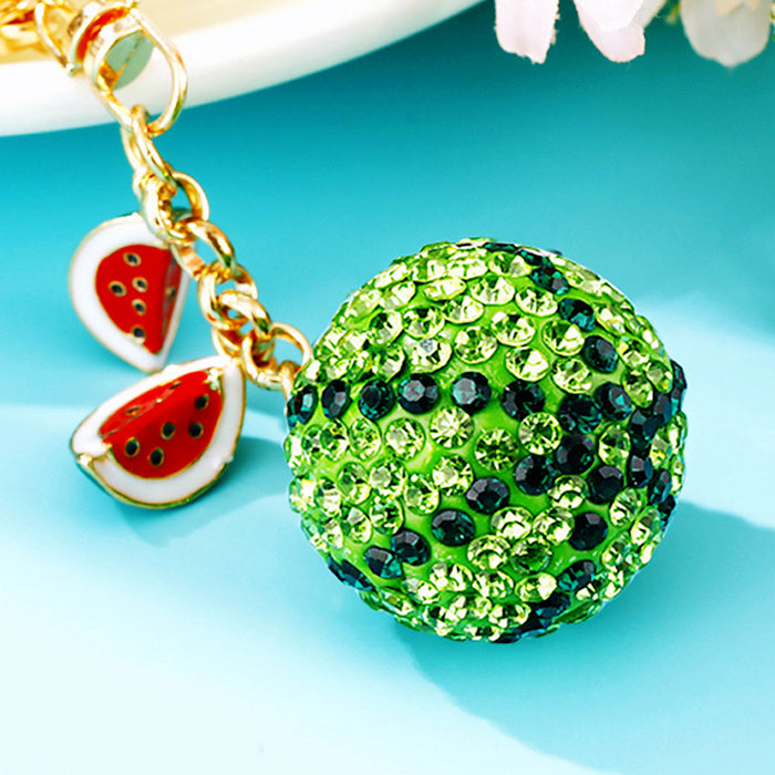 Wholesale Car keychain creative bag pendant metal keychain ring